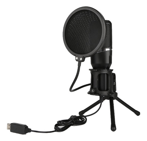 Micrófono Condenser Hügel Grabación Usb Pop Filter Cuota