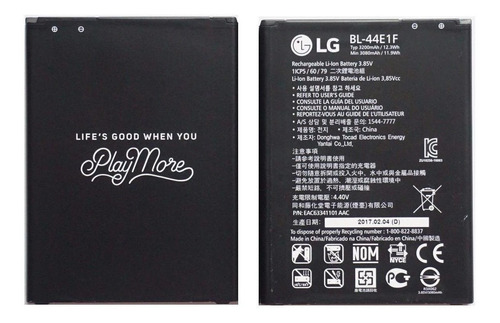 Bateria Litio Para LG Stylus 3 Ls777 V20 Original 3200mah