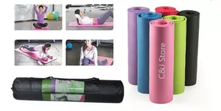 Colchoneta Yoga Mat Fitnnes Piso Terapia 6mm De Espesor