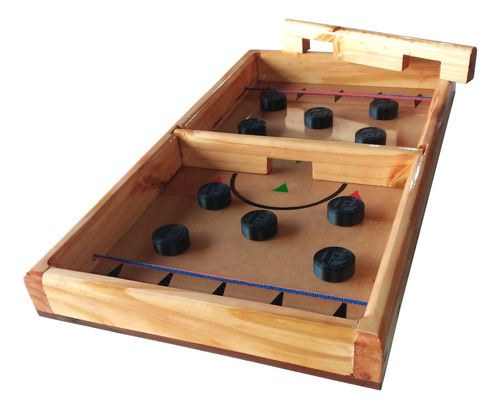 Tejo De Mesa - Sling Puck - Pucket - Juego De Mesa - Madera