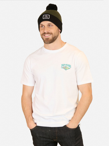 Polera Mc Dazed And Tubed Blanco Hombre Rip Curl