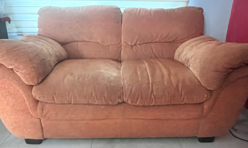 Hermosa Sala Boal Color Naranja En 3 Piezas Naranja Oscuro (Usado)