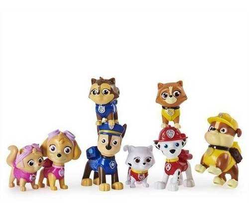 Set Figuras Paw Patrol (6 Cm) Original A3406