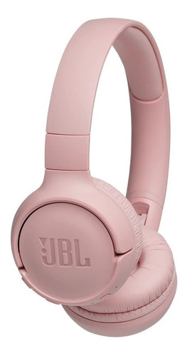 Fone de ouvido on-ear sem fio JBL Tune 500BT JBLT500BT rosa