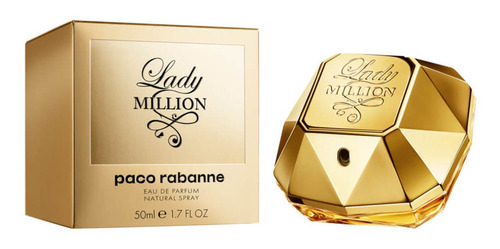 Perfume Importado Mujer P. Rabanne Lady Million Edp - 50ml Transparente