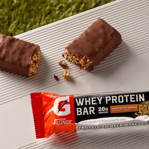 Gatorade Barras De Proteina Peanut Butter Chocolate 6 Barras