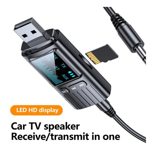 Receptor Digital Bluetooth Transmisor De Audio 2 En 1