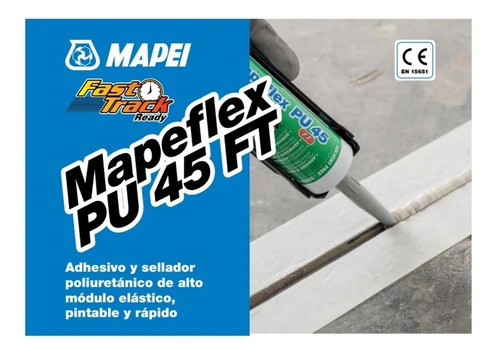 Mapeflex Pu 45 Sellador Poliuretánico 600 Ml Mapei