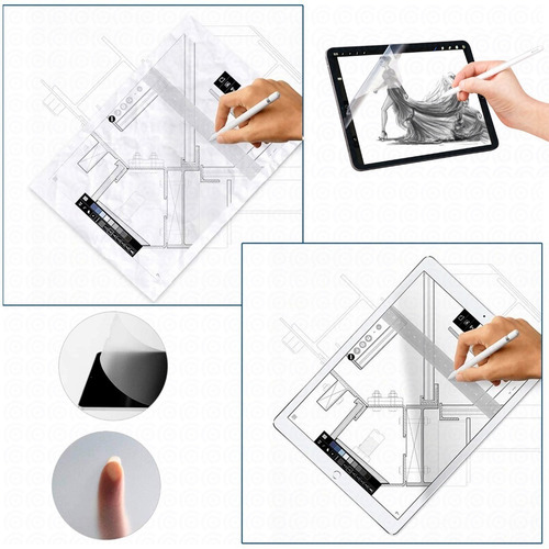 Imagen 5 de 5 de Lamina Paperlike Sensacion Papel Samsung Galaxy Tab S6 Lite