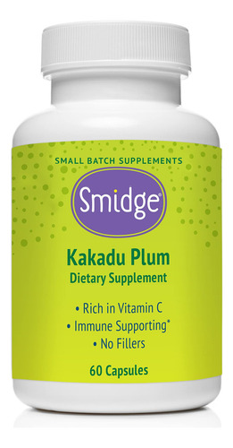 Smidge Cápsulas Kakadu Plum Vitamina C Natural 60 Unidades