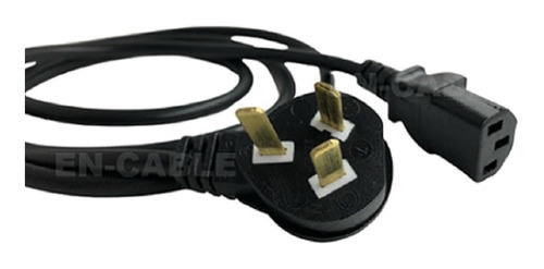 Cable Power Alimentación Computación 3 Metros 3x1mm Interloc