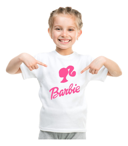 Remera Barbie Niñ@s Samano.uy