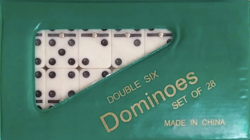 Domino Dominoes Juego De Mesa Estuche 28 Pzs