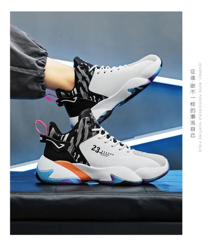 Zapatillas Para Correr Transpirables Para Hombre, Zapatillas De Baloncesto