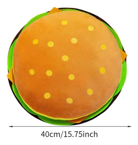 Cojín De Juguete De Peluche Con Hamburguesa Con Queso, Ropa