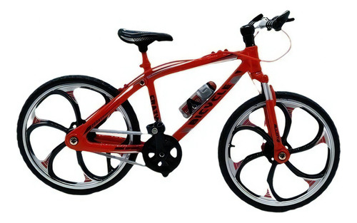 Miniatura Bicicleta Moutain Bike Mini Vermelha Crazy Cor Vermelho