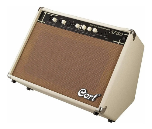 Imagen 2 de 3 de Amplificador Cort AF Series AF60 Transistor para guitarra de 60W color crema 220V