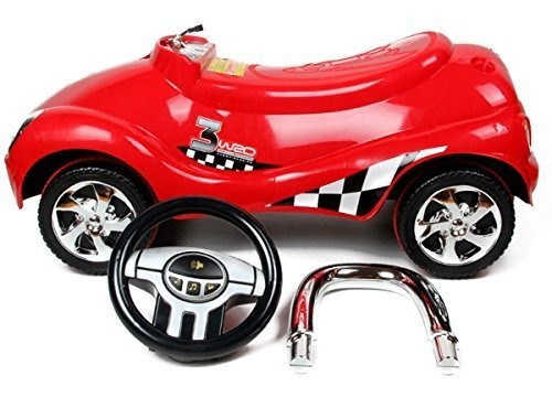 Red Ride On Car Toy Gliding Scooter Con Sonido Y Luz Por Des