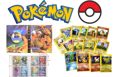 Cartas Pokémon Pack 20 Originales + Album