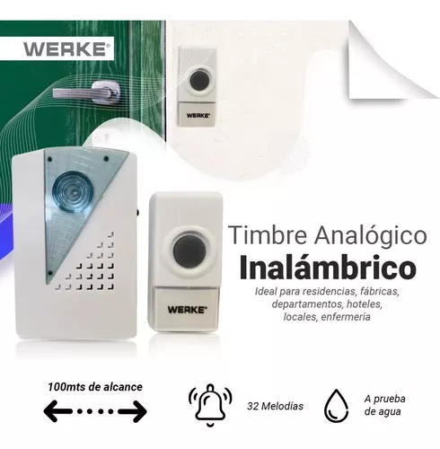 Timbre inalambrico para Exterior Importador Directo Argentina