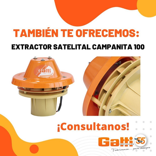 Extractor De Aire Satelital 4 (10cm) Unidireccional