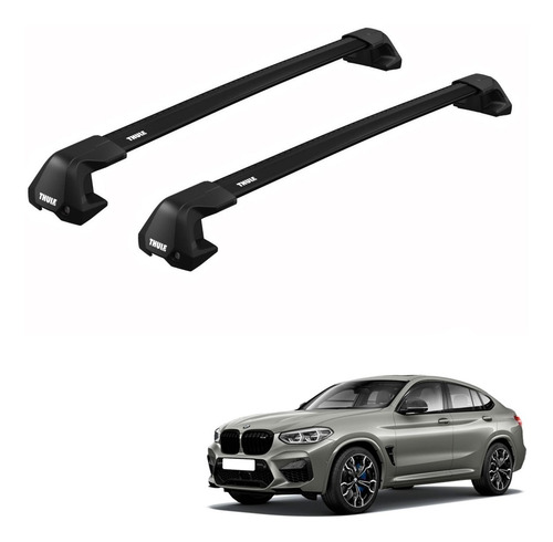 Rack Bagageiro Thule Evo Edge Bmw X4 Suv 2017 Em Diante  