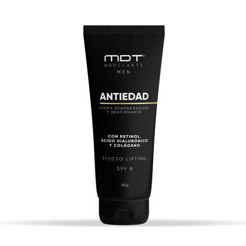 Crema Facial Antiedad Para Hombre Con Retinol, Acido Hialuronico Y Colageno Aplicación Día/noche En Todo Tipo De Piel Mdt