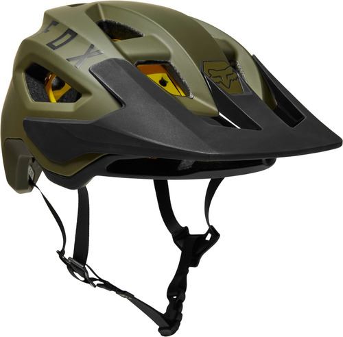 Casco Mtb Fox Speedframe Verde Con Negro #26712