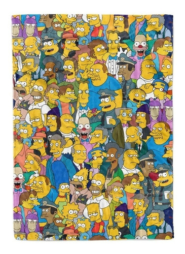 Cobertor Super Suave Y Calientito Los Simpsons World