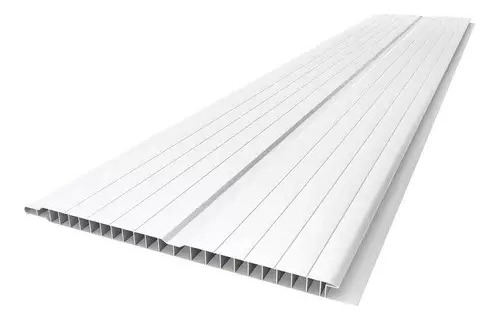 Imagen 2 de 9 de Cielorraso Pvc Blanco 20cm 3m 4mm Lambriz Techo