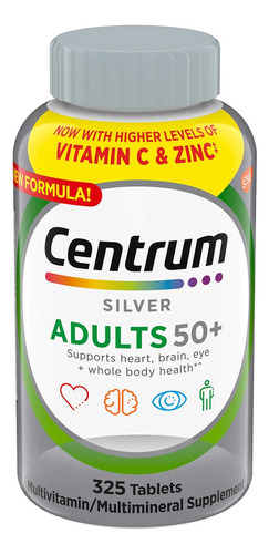 Centrum Silver Adults 50+ Multivitaminico 325 Tabs