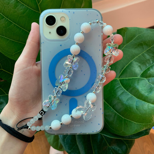 Correa Strap Premium Mariposas Para Colgar Fundas De Celular