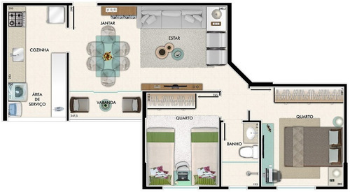 Imagem 7 de 28 de Venha Morar No Central Park Shopping & Residence, Betânia/bh! O Melhor 3 E 2 Quartos Da Região Com Área De Lazer Completa E Um Shopping Só Para Você! - Oci0117 - 70144643