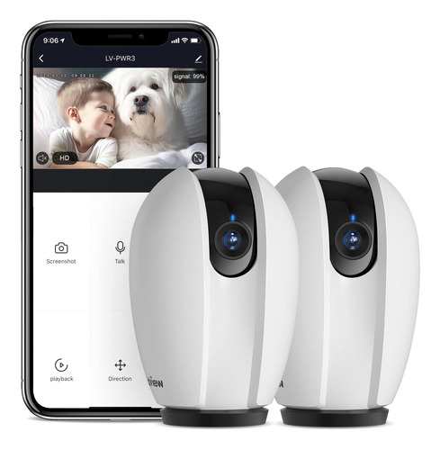 Cámara De Seguridad Para Interiores Laview, Cámara De Para Y