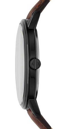 Relógio Masculino Armani Ax2706/0mn 42mm Couro Marrom