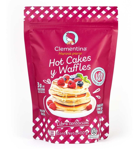 Harina Sin Gluten Para Waffles/hotcakes Clementina