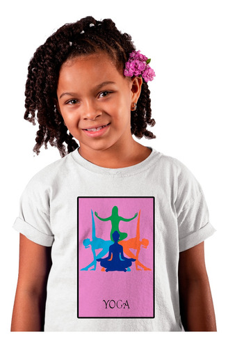 Playera Original Manga Corta Infantil De La Loteria Yoga