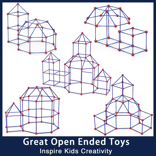 Construcción De Fortalezas Para Niños 180 Pcs Juego Creativo