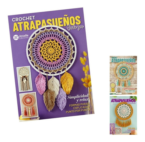 Pack 3 Revistas Crochet Atrapasueños - Arcadia Ediciones
