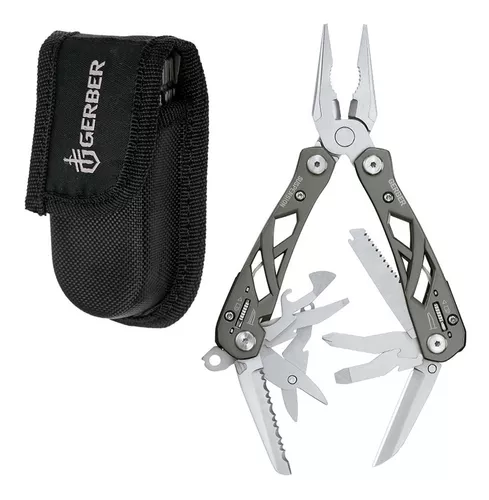 Kit Gerber Navaja y Multiherramienta de bolsillo 9 en 1 Gerber Gear  Paraframe I + Mullet