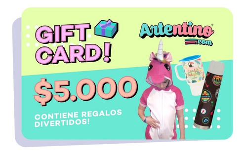 Imagen 1 de 5 de Regalos Originales A Domicilio Niños Hombre Mujer Gift Card
