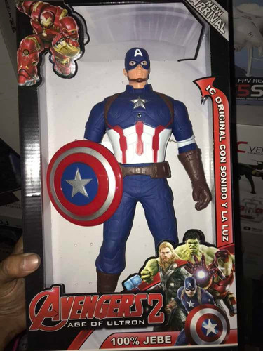 Capitán America 38 Cm Avengers Spiderman Hulk Capitán Americ