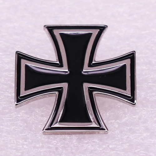 Pin Broche Cruz De Ferro Alemã Malta Maltese Guerra Metal