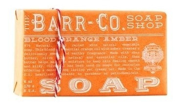 Barr-co. Jabón Jabón Tienda 6 Oz Bar Naranja De Sangre