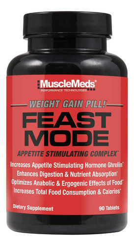 Musclemeds Feast Mode - Estimulante Del Apetito, Píldoras .