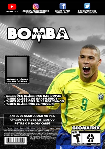 Bomba Patch Flashback (exclusividade) - Jogo Playstation 2