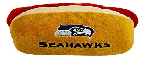 Pets First Nfl Seattle Seahawks Hot Dog Plush Dog & Cat Sque