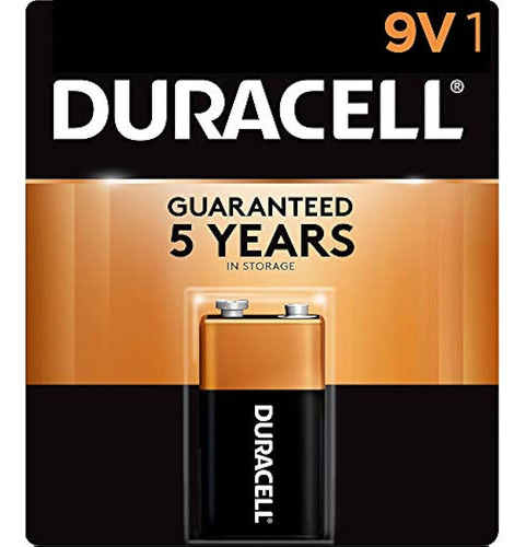 Duracell - Baterías Alcalinas De 9 V Coppertop: Batería De 9