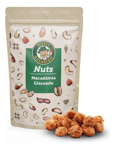 Macadâmia Glaceada 400g - Nutty Bavarian - Meli