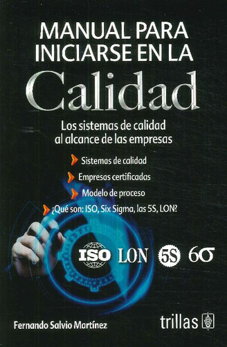 Libro Manual Para Iniciarse En La Calidad De Fernando Salvio